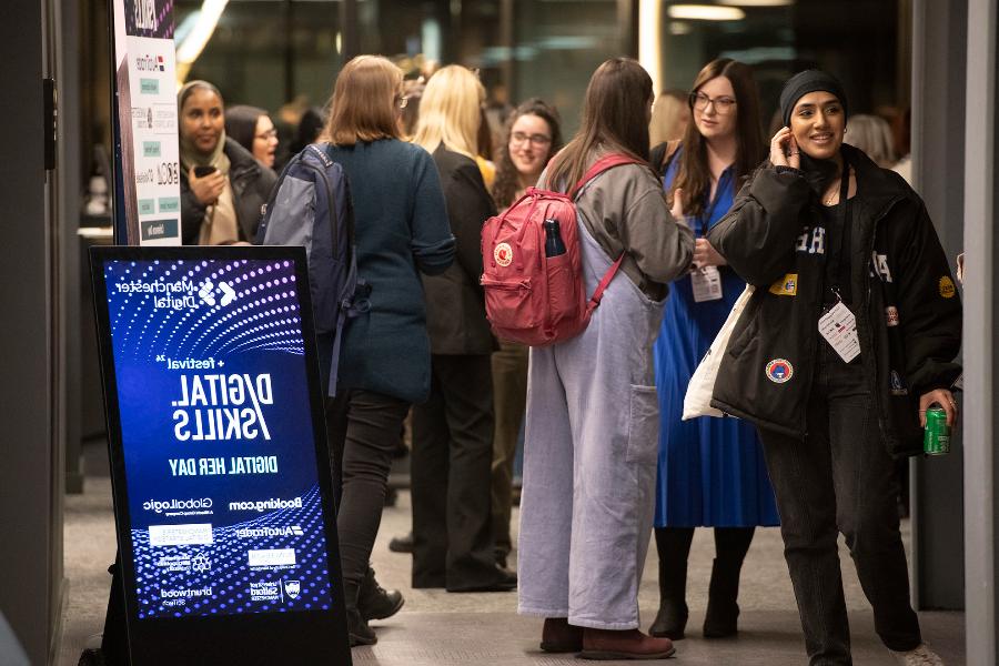 Young professionals attending the Digital Skills Festival